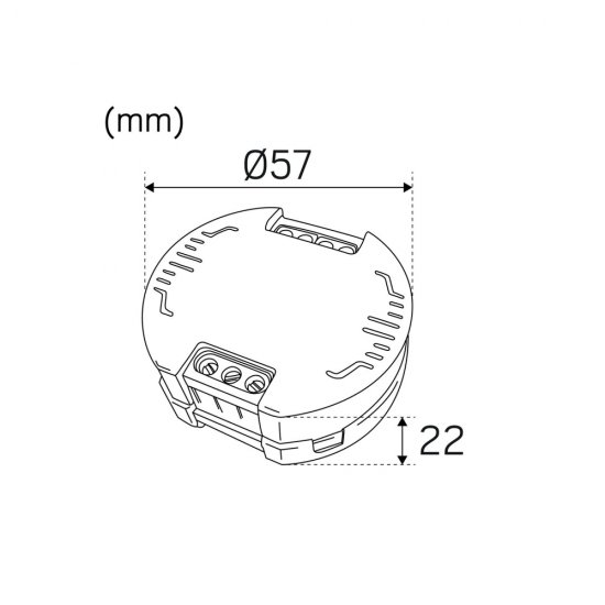 Drivdon Jolly Round 0-9W - 350mA/700mA Push/1-10V dim