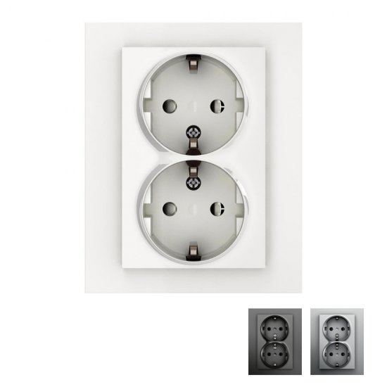 ELKO Plus 2-vägsuttag mj fv - flera färgval