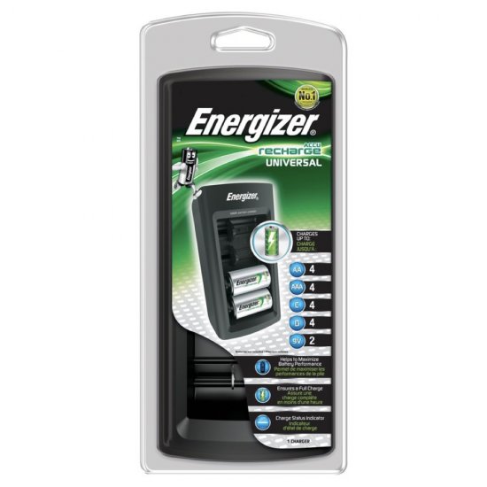 Energizer Accu Recharge Universal batteriladdare