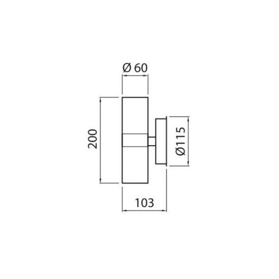 Airam Alppila 2S fasadbelysning GU10 upp/ned Rostfritt stål 4107271 3