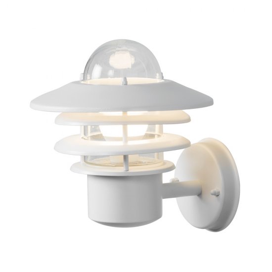 Käpylä fasadlampa E27 lampa Vit
