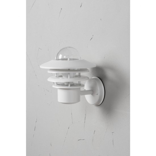 Käpylä fasadlampa E27 lampa Vit