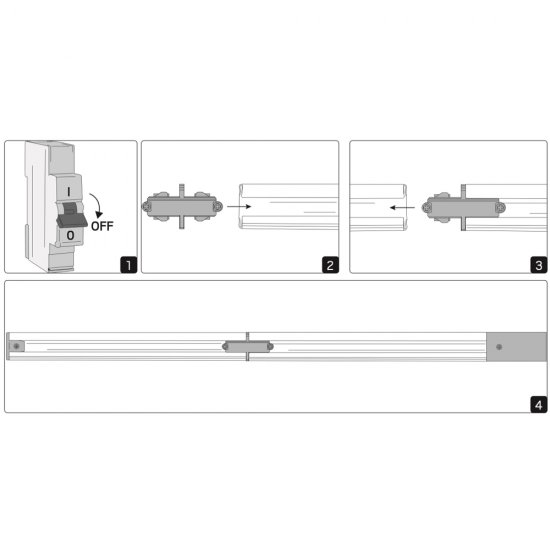 Focus Track GU10 1-fas Svart