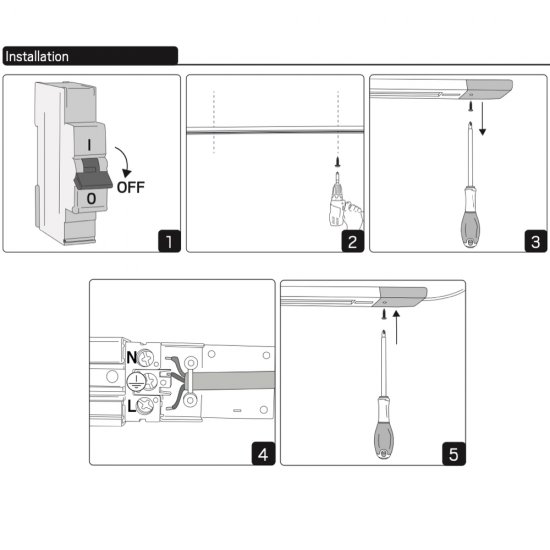 Focus Track GU10 Kit inkoppling