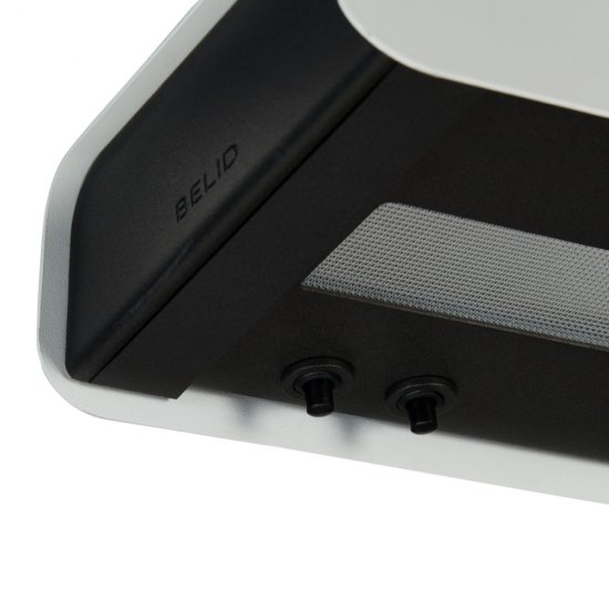 Undersidan på Fold kontorspendel för skrivbordsbelysning vit