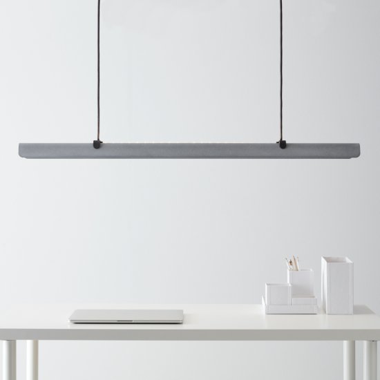 Fold skrivbordsbelysning dimbar kontorspendel grå