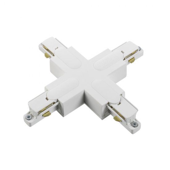 Global Trac tillbehör 1-fas skenor vit GB38-3