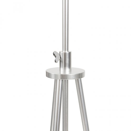 Gardette Golvlampa 157cm matt nickel och svart skärm