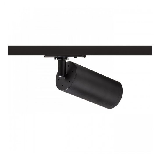 GU10 armatur Belenos till 1-fas skena - svart bakifrån
