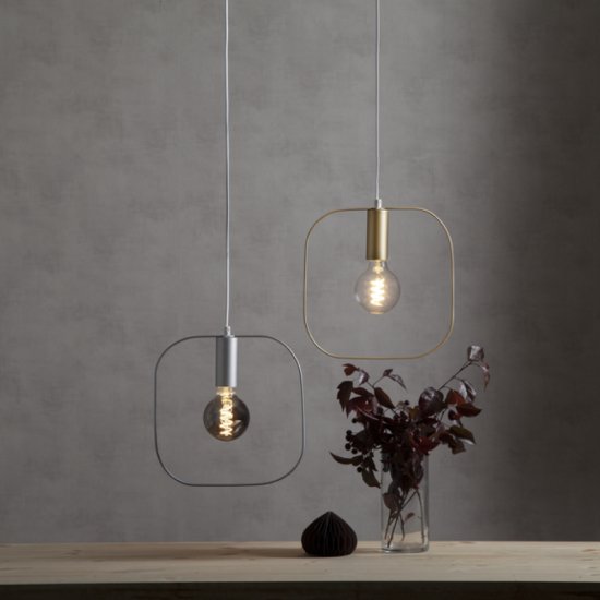 Lampupphäng Shape - Fyrkantig med E27-sockel - miljöbild