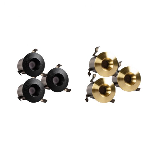 Heatspot G2 Frontring 3-pack - Svart/Mässing