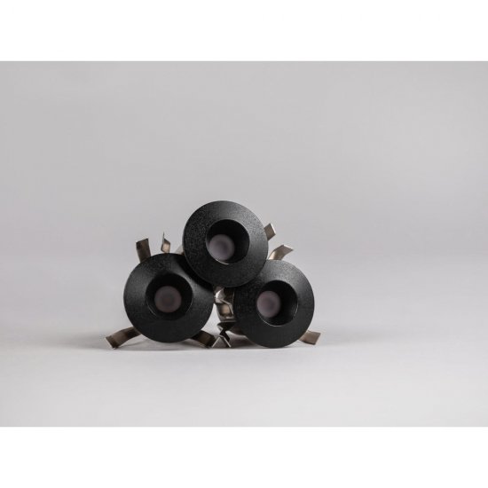 Heatspot G2 Frontring 3-pack - Svart/Mässing