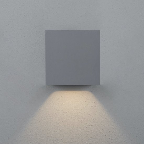 Cube XL I LED fasadlampa 12,5W 3000K grå