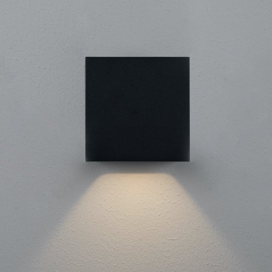 Cube XL I LED fasadlampa 12,5W 3000K antracit