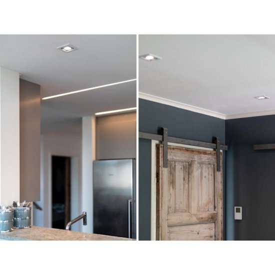 fyrkantiga spotlights Hidealite Optic Box I Vit 7,5W