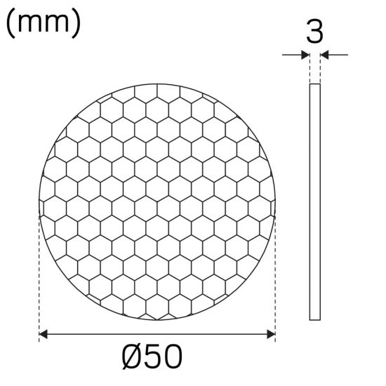 Honeycomb Focus - raster till Track GU10