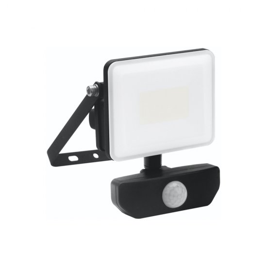 Ignis LED-strålkastare 10W PIR IP65 - Svart/grå