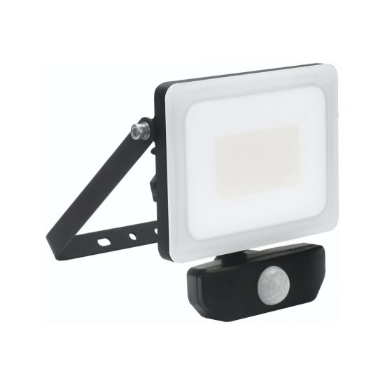 Ignis LED-strålkastare 20W PIR IP65 - Svart/grå