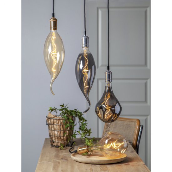 Industrial Vintage Amber A165 LED lampa - E27 16,5cm