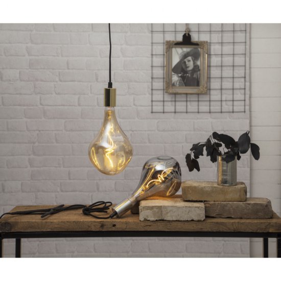 Industrial Vintage Amber A165 LED lampa - E27 16,5cm