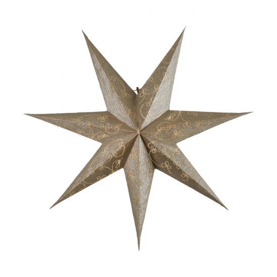 Julstjärna Decorus 63cm - guld