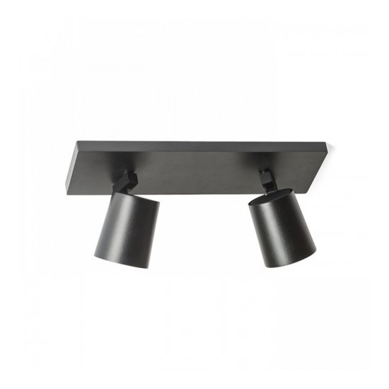 Kenny II för GU10-ljuskällor vit/svart/silver