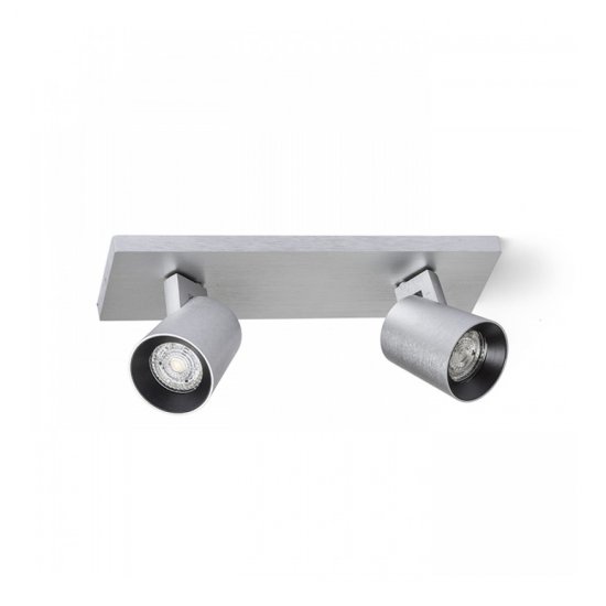 Kenny ll takspotlight för GU10-ljuskällor silver