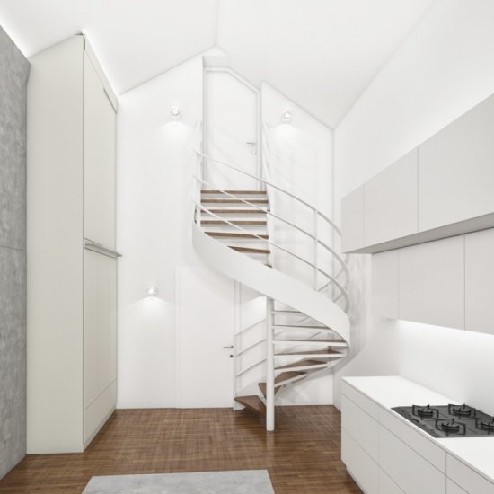 Kelly LED I vägg / takspotlight 12W LED miljöbild 1