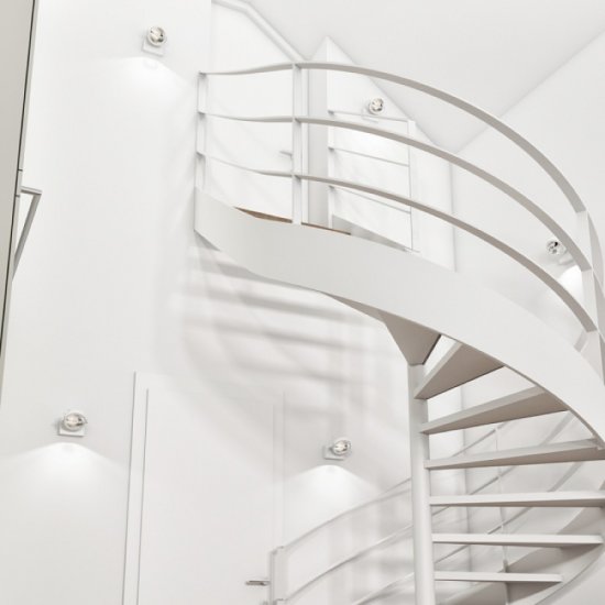 Kelly LED I vägg / takspotlight 12W LED miljöbild 2