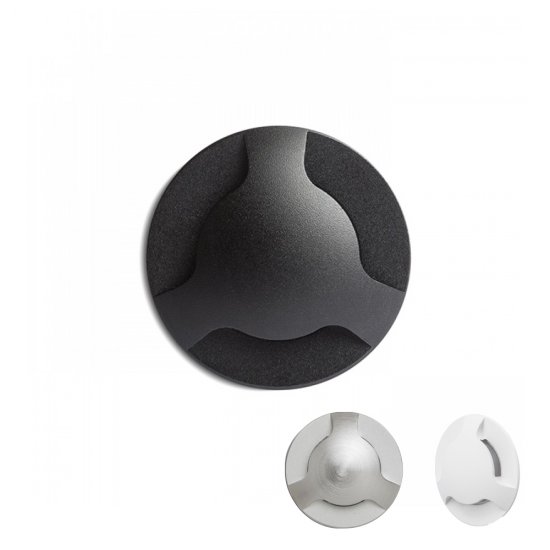 Kick III infälld vägglampa 3W 150lm - flera färgval