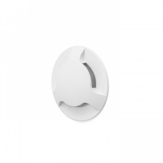 Kick III infälld vägglampa 3W 150lm - vit