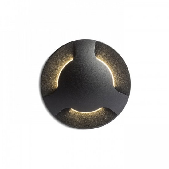 Kick III infälld vägglampa 3W 150lm - flera färgval