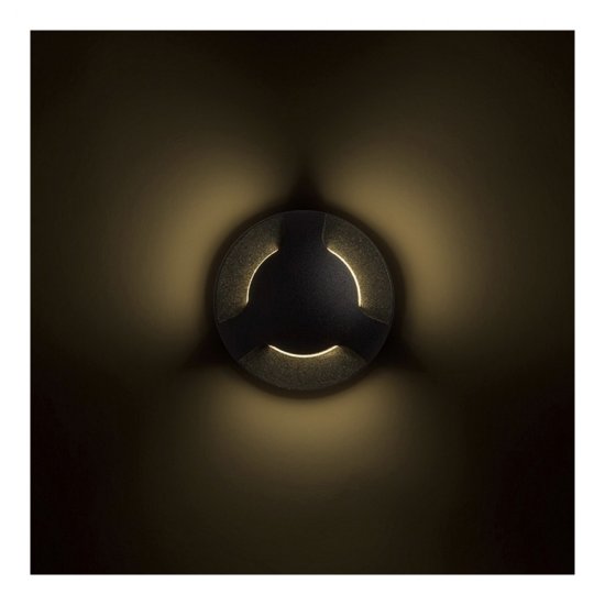 Kick III infälld vägglampa 3W 150lm - flera färgval