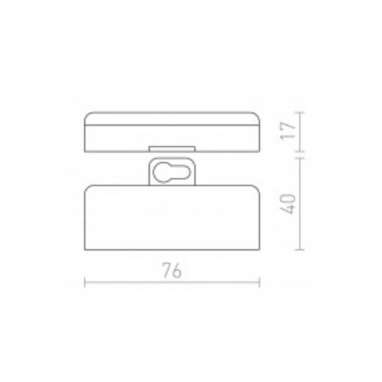 Kopplingsbox för utomhusbruk - IP44 - mått