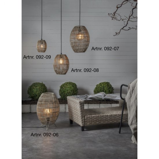 Lampskärm Linde 30cm - för uteplatsen - pendlad