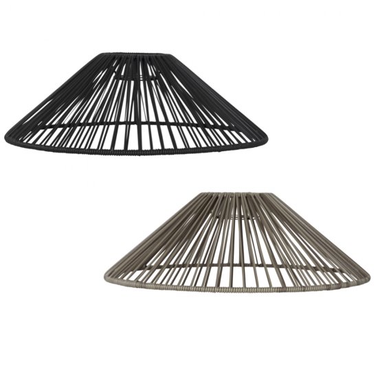 Lampskärm Vide 38cm - svart eller beige