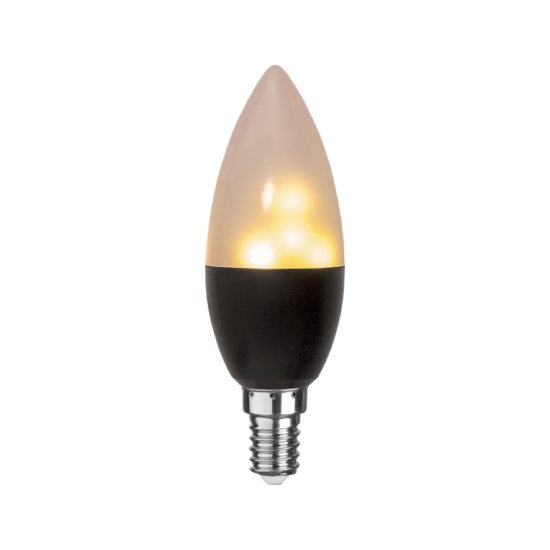 LED-lampa E14 med flammande låga - 0,8-1,2W 1800K