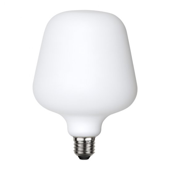 LED-lampa E27 12,5cm Opaque double coating Funkis 363-62 frilagd