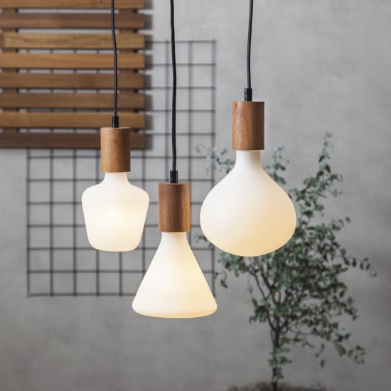 LED-lampa E27 12,5cm Opaque double coating Funkis 363-62 miljöbild 2