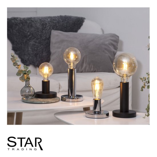 0,75W 2000K LED dekorationslampa 9,5cm - Soft Glow - amber - ej dimbar