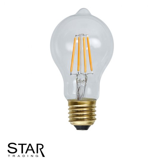 1,5W 2100K LED lampa för dekoration 6cm - Soft Glow - klar - dimbar