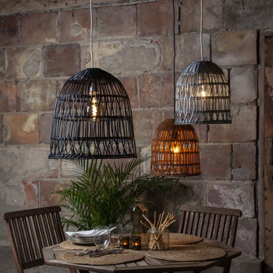 LED-lampa E27 9,5cm Outdoor Filament 359-25 miljöbild lampskärmar