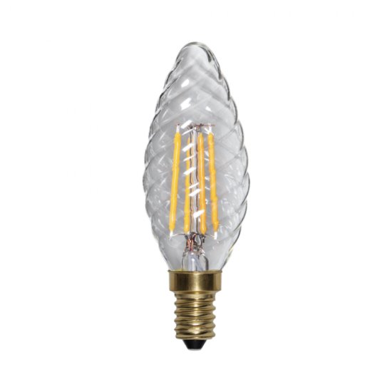4W Decoration LED filament lampa TC35 E14 sockel 350lm - släckt