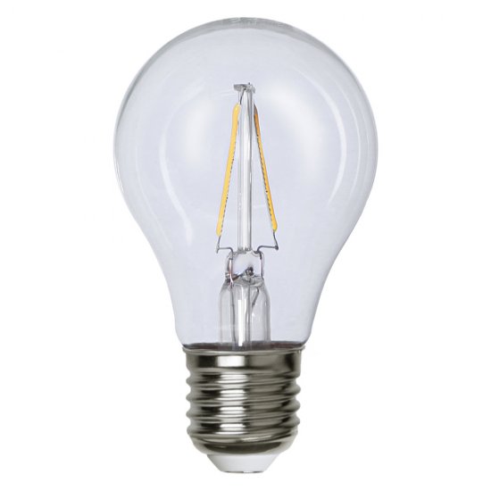 LED lampa E27 A60 Clear 220lm 2700K släckt