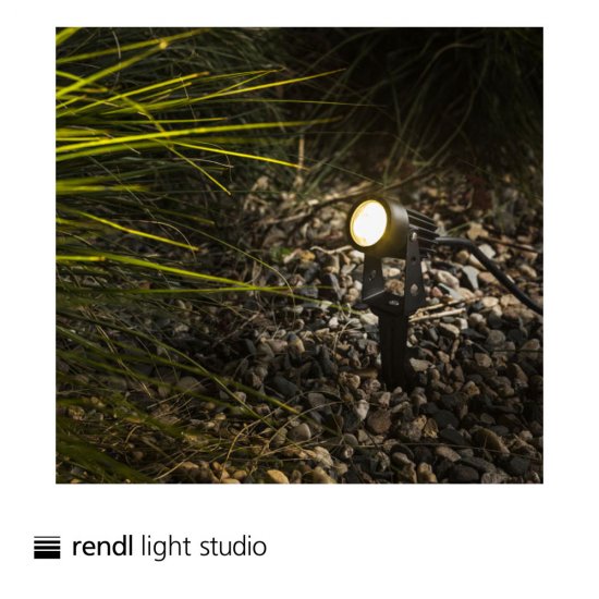 LED 3W mini-spotlight på spjut