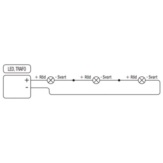LED puckar Designlight 5-pack Q-30MW-5P-2700K 5
