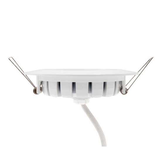 LED system 10W LED spotlight Ra80 IP44 vit supertunn endast 27mm djup