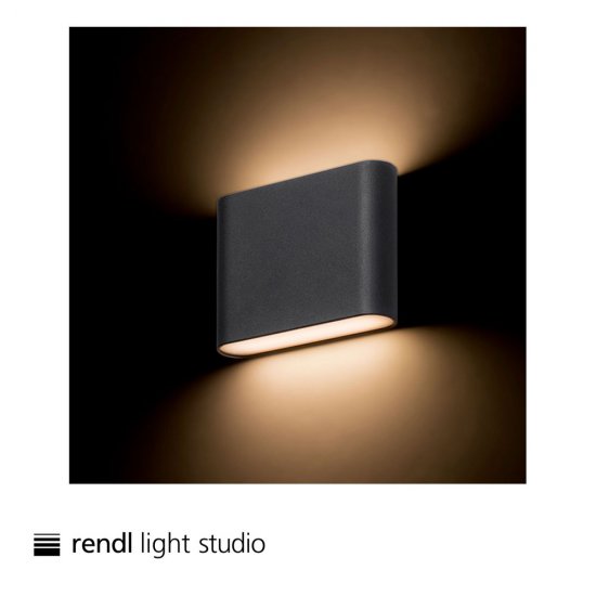 Fasadbelysning Choix175 rundad upp/ned R12691 lysande