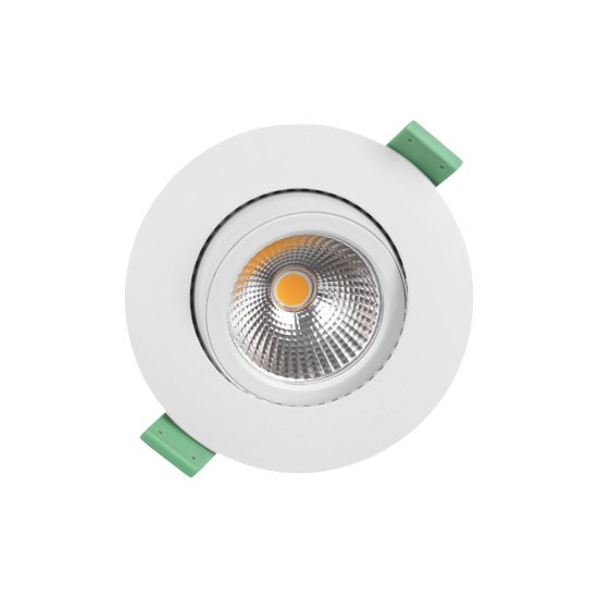 Vit LED downlight Lisa 6W dimbar - llitt