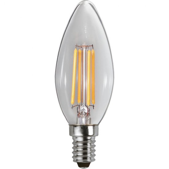 LED lampa E14 C35 Clear 3-step dim släckt